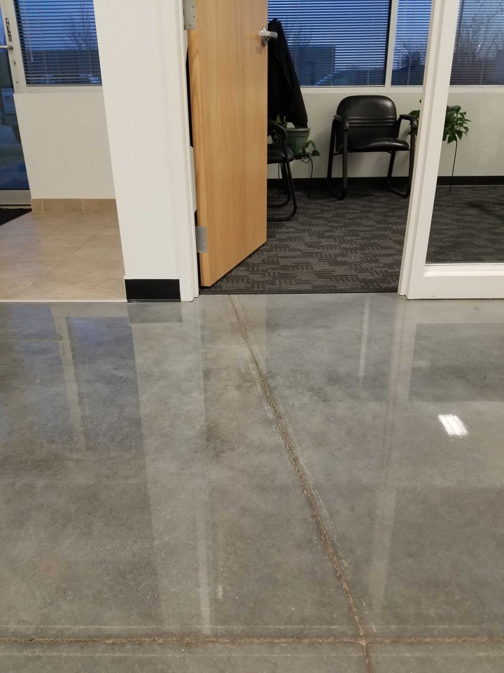 Concrete floor polishing for Madison WI business